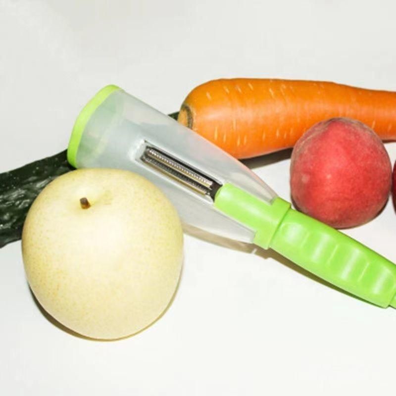 Vegetable & Fruit Easy Skin disposer with Storage lid